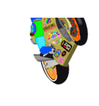 Moto Race Rainbow-colored Riders 461@3（個別スタンプ：9）