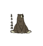Here comes the Chubby Bro'Bear（個別スタンプ：2）