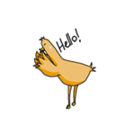 Somsom bird and friend（個別スタンプ：22）
