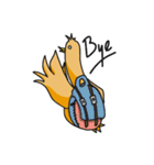 Somsom bird and friend（個別スタンプ：24）