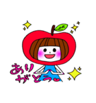 リンゴ スタンプ（個別スタンプ：4）