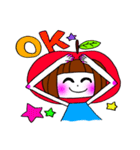 リンゴ スタンプ（個別スタンプ：11）