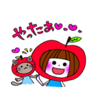 リンゴ スタンプ（個別スタンプ：17）