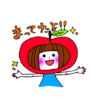 リンゴ スタンプ（個別スタンプ：21）