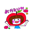 リンゴ スタンプ（個別スタンプ：36）