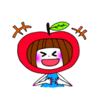 リンゴ スタンプ（個別スタンプ：37）