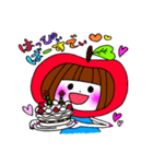 リンゴ スタンプ（個別スタンプ：39）