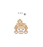 ドットでいぬ（個別スタンプ：24）