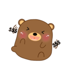 Cute Fat Bear Sticker(eng)（個別スタンプ：2）