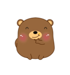 Cute Fat Bear Sticker(eng)（個別スタンプ：3）