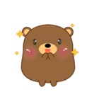 Cute Fat Bear Sticker(eng)（個別スタンプ：4）