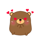 Cute Fat Bear Sticker(eng)（個別スタンプ：10）