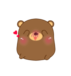 Cute Fat Bear Sticker(eng)（個別スタンプ：11）