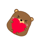 Cute Fat Bear Sticker(eng)（個別スタンプ：14）