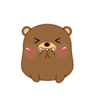 Cute Fat Bear Sticker(eng)（個別スタンプ：18）