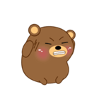 Cute Fat Bear Sticker(eng)（個別スタンプ：37）