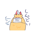 カニクリームコロッケとエビフライ犬（個別スタンプ：23）