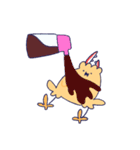 カニクリームコロッケとエビフライ犬（個別スタンプ：29）