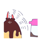 カニクリームコロッケとエビフライ犬（個別スタンプ：30）