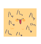 カニクリームコロッケとエビフライ犬（個別スタンプ：39）