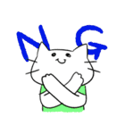 センスのないTシャツの猫（個別スタンプ：6）