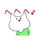 センスのないTシャツの猫（個別スタンプ：11）