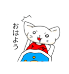 Decanting cat red（個別スタンプ：7）