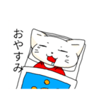 Decanting cat red（個別スタンプ：8）