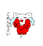 Decanting cat red（個別スタンプ：11）
