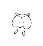 コスプレクラボー(白猫 ver.)（個別スタンプ：25）