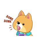 Borky shiba dog : daily set 1（個別スタンプ：14）