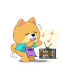 Borky shiba dog : daily set 1（個別スタンプ：23）