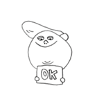モノクロボーイ（個別スタンプ：5）