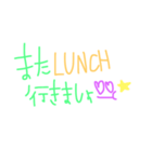 手書き風 ママ専用！Let's mama会（個別スタンプ：6）