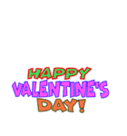 Love and Valentine's Day（個別スタンプ：4）