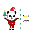 Panda Nice Happy New Year（個別スタンプ：1）