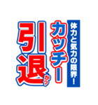 カッチーのスポーツ新聞（個別スタンプ：38）