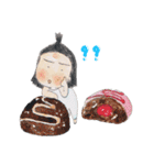 Acne Girl and Her Sweet（個別スタンプ：5）