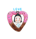 Acne Girl and Her Sweet（個別スタンプ：9）