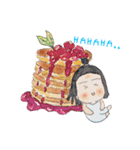 Acne Girl and Her Sweet（個別スタンプ：21）