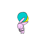 Lari The Pink Bunny（個別スタンプ：2）