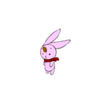 Lari The Pink Bunny（個別スタンプ：7）