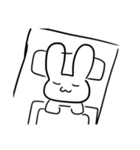 うさぎとねことおにぎり（個別スタンプ：10）