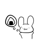 うさぎとねことおにぎり（個別スタンプ：11）