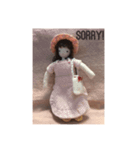message from dress-up dolls（個別スタンプ：2）