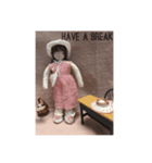 message from dress-up dolls（個別スタンプ：7）