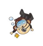 monkey showtime（個別スタンプ：7）