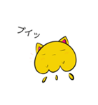 コスプレクラボー (黄色の猫)（個別スタンプ：32）