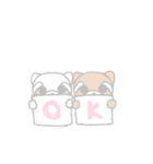 パステルカラーなふわふわレッサーパンダ☆（個別スタンプ：21）