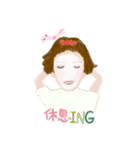 Miss. Curl (LIFE)（個別スタンプ：13）